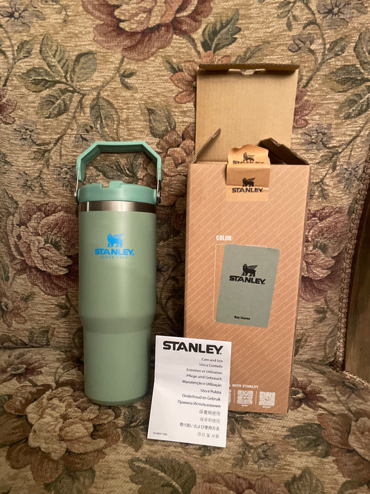 The IceFlow™ Flip Straw Tumbler | 30 OZ | sage green