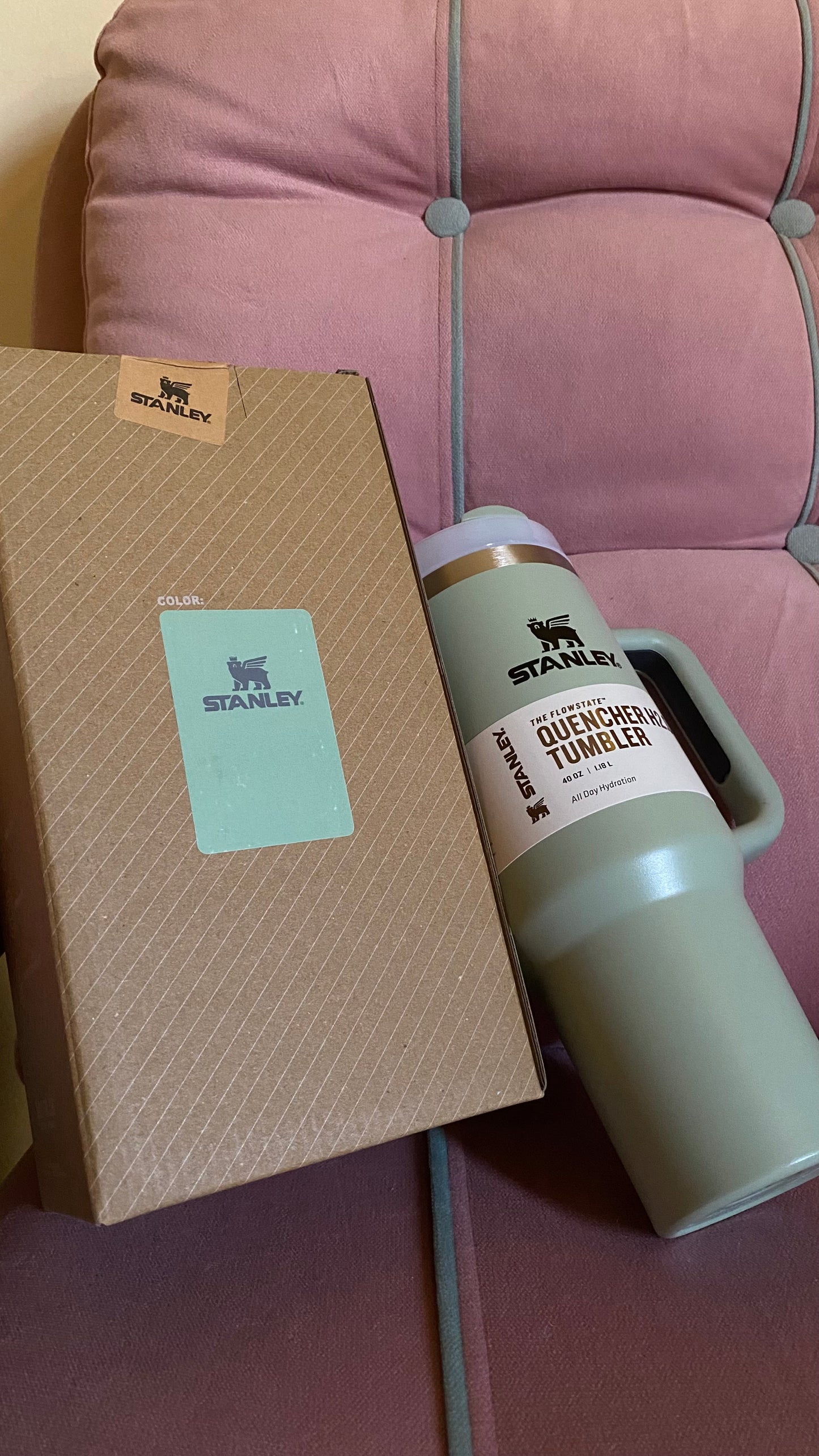 The Quencher H2.0 Flowstate™ Tumbler | color sage green