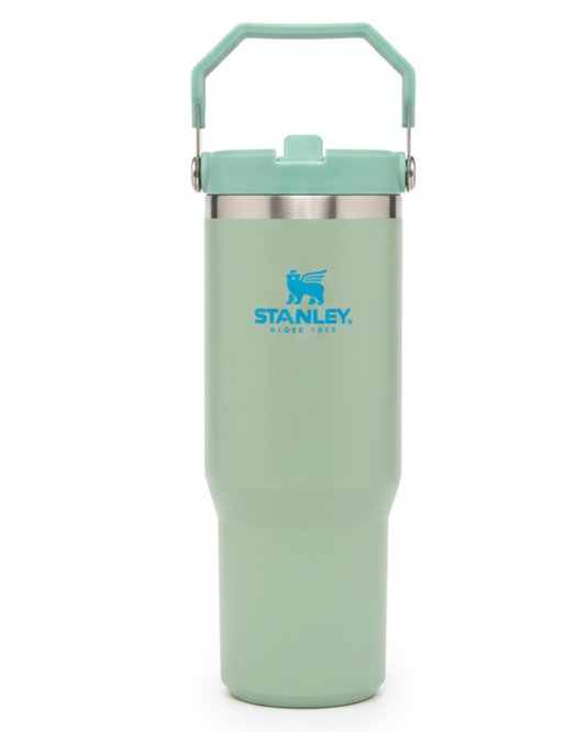 The IceFlow™ Flip Straw Tumbler | 30 OZ |  sage green