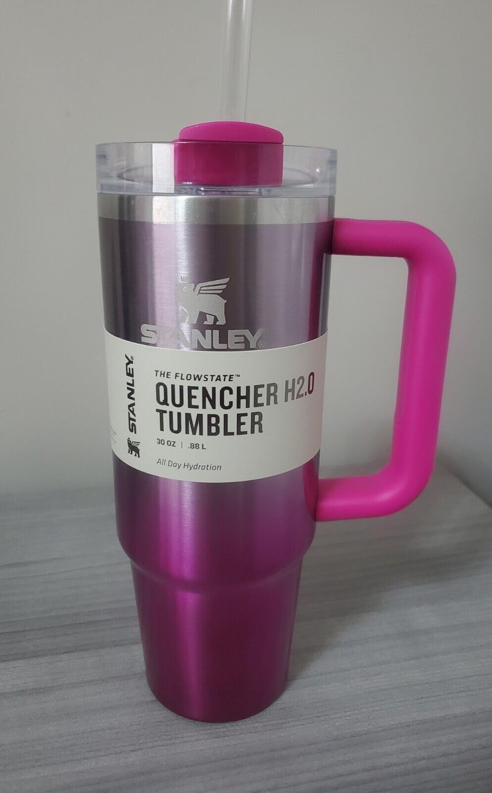 The Quencher H2.0 Flowstate™ Tumbler | color hot pink camelia