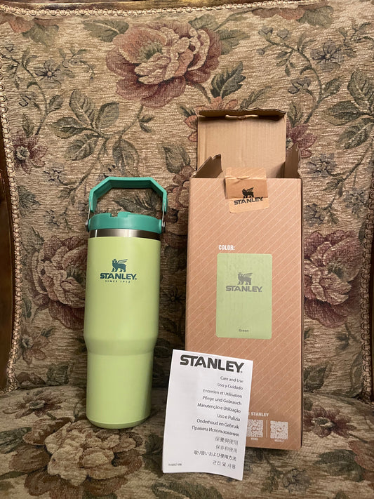 The IceFlow™ Flip Straw Tumbler | 30 OZ |  lime green